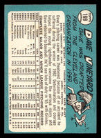 1965 Topps #169 Dave Vineyard Excellent+ RC Rookie  ID: 490824