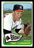 1965 Topps #520 Tony Cloninger Near Mint  ID: 491234