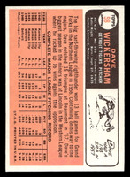 1966 Topps #58 Dave Wickersham Ex-Mint  ID: 491661