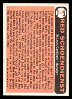 1966 Topps #76 Red Schoendienst MG Near Mint  ID: 491714