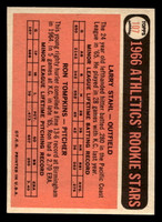 1966 Topps #107 Larry Stahl/Ron Tompkins Athletics Rookies Ex-Mint RC Rookie  ID: 491810