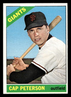 1966 Topps #349 Cap Peterson Near Mint miscut 