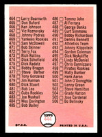 1966 Topps #444 Checklist 430-506 Ex-Mint  ID: 492460