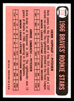 1966 Topps #518 Herb Hippauf/Arnie Umbach Braves Rookies Ex-Mint RC Rookie  ID: 492720