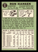 1967 Topps #9 Ron Hansen Near Mint  ID: 492863