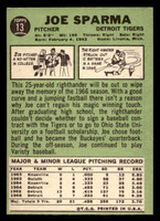 1967 Topps #13 Joe Sparma Excellent+  ID: 492878