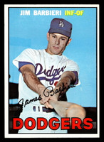 1967 Topps #76 Jim Barbieri Near Mint RC Rookie  ID: 493053
