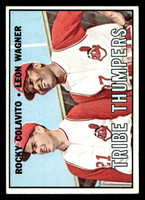 SOLD 493141 1967 Topps #109 Rocky Colavito/Leon Wagner Tribe Thumpers Ex-Mint 