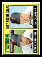 1967 Topps #137 Ron Clark/Jim Ollom Twins Rookies Near Mint RC Rookie  ID: 493202