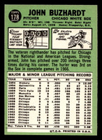 1967 Topps #178 John Buzhardt Near Mint  ID: 493291