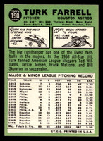1967 Topps #190 Turk Farrell Ex-Mint  ID: 493329