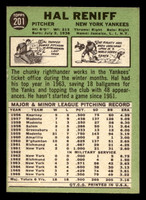 1967 Topps #201 Hal Reniff Ex-Mint  ID: 493358