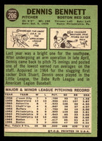 1967 Topps #206 Dennis Bennett Near Mint  ID: 493368