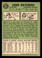 1967 Topps #231 John Bateman Near Mint  ID: 493411