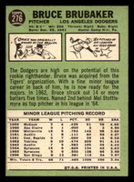 1967 Topps #276 Bruce Brubaker Ex-Mint  ID: 493480