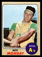 1968 Topps #282 Rick Monday Ex-Mint  ID: 494330
