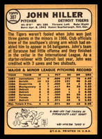 1968 Topps #307 John Hiller Near Mint 