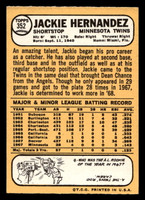 1968 Topps #352 Jackie Hernandez Near Mint RC Rookie  ID: 494443