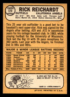 1968 Topps #570 Rick Reichardt Excellent+  ID: 494746