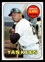 1969 Topps #87 Horace Clarke Near Mint  ID: 494953