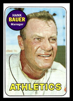 1969 Topps #124 Hank Bauer MG Ex-Mint  ID: 495029