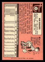 1969 Topps #157 Bob Rodgers Near Mint  ID: 495098