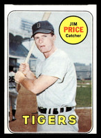 1969 Topps #472 Jim Price Near Mint miscut 