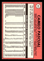 1969 Topps #513 Camilo Pascual Ex-Mint  ID: 495699