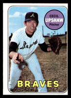 1969 Topps #568 Cecil Upshaw Near Mint miscut 