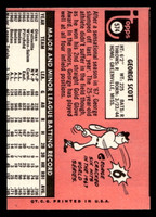 1969 Topps #574 George Scott Near Mint miscut 