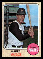 1968 Topps #175 Maury Wills Ex-Mint  ID: 496381