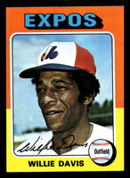 1975 Topps Mini #10 Willie Davis Near Mint 