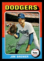 1975 Topps Mini #163 Jim Brewer Ex-Mint 