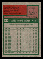 1975 Topps Mini #163 Jim Brewer Ex-Mint 