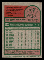 1975 Topps Mini #292 Ron Schueler Near Mint  ID: 496653