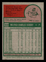 1975 Topps Mini #328 Sonny Siebert Ex-Mint  ID: 496677