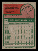1975 Topps Mini #396 Fred Norman Ex-Mint  ID: 496733