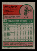 1975 Topps Mini #539 Jesse Jefferson Ex-Mint  ID: 496838