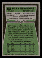 1975 Topps #94 Billy Newsome Ex-Mint  ID: 496963