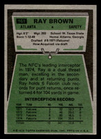 1975 Topps #161 Ray Brown Ex-Mint  ID: 497199