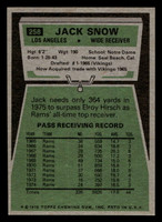 1975 Topps #258 Jack Snow Ex-Mint 