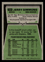 1975 Topps #432 Jerry Simmons Ex-Mint  ID: 498095