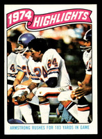 1975 Topps #453 Otis Armstrong HL Near Mint  ID: 498184