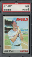 1970 Topps #326 Bill Voss Angels PSA 9 Mint