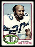 1976 Topps #368 Mel Renfro Ex-Mint 