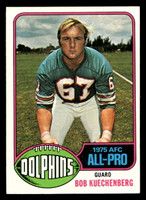 1976 Topps #390 Bob Kuechenberg AP Near Mint  ID: 499728