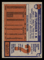 1976 Topps #421 Jim Turner Ex-Mint  ID: 499796