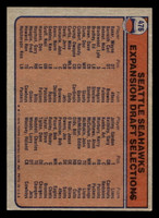 1976 Topps #476 Seattle Seahawks CL Excellent+  ID: 499948