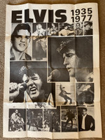 circ 1970's Elvis 1935-1977 Large Poster about 28 x 20 inches  #*sku36760