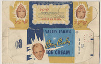 1953 Valley Farm's Ice Cream Box with Bing Crosby  #*sku36790